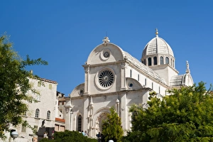 Images Dated 17th August 2010: Katedrala Sv. Jakova (St. James Cathedral), UNESCO World Heritage Site, Sibenik, Dalmatia region