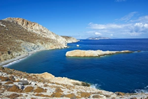 Folegandros Prints: Katergo beach, Folegandros, Cyclades Islands, Greek Islands, Aegean Sea, Greece, Europe