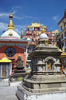 Stupa Prints: Kathesimbhu Stupa, Kathmandu, Nepal, Asia