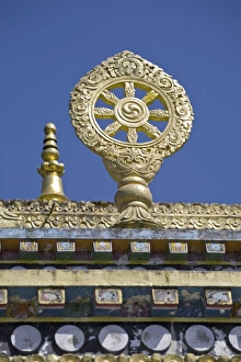 Sikkim Prints: Kathok Wodsallin Gompa, Yuksom (Yuksam), Sikkim, India, Asia