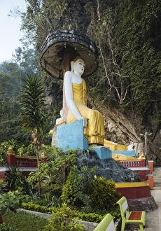 Hpa An Prints: Kaw Ka Thawng Cave, Hpa-an, Kayin State, Myanmar (Burma), Asia