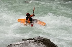 Images Dated 11th July 2007: Kayaking in the Soca Valley, Slovenia, Europe