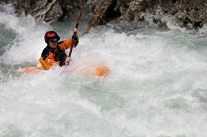 Images Dated 11th July 2007: Kayaking in the Soca Valley, Slovenia, Europe