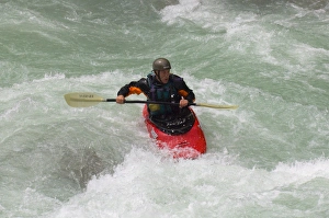Images Dated 11th July 2007: Kayaking in the Soca Valley, Slovenia, Europe