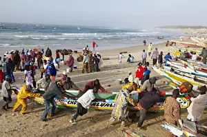 Moving Prints: Kayar fishing harbour, the biggest fishing harbour in Senegal