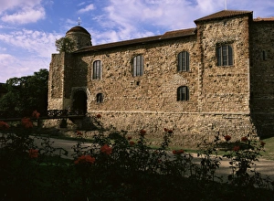 Essex Prints: The keep, now a museum, Colchester Castle, dating from Norman times, Colchester