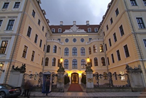 Dresden Prints: Kempinski Taschenbergpalais, Dresden, Saxony, Germany, Europe