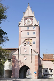 Bavaria Prints: Kempter Tor Gate, Memmingen, Schwaben, Bavaria, Germany, Europe