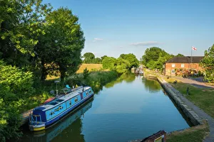 Canal Prints: Kennet and Avon Canal at Pewsey near Marlborough