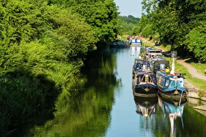 Canal Prints: Kennet and Avon Canal at Pewsey near Marlborough