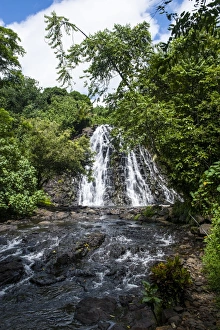 Pohnpei Prints: Kepirohi waterfall, Pohnpei (Ponape)