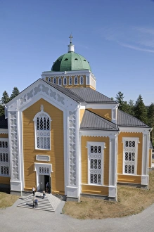 Images Dated 19th August 2010: Kerimaki church, the largest wooden church in the world, built in 1847, near Savonlinna, Finland