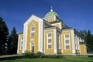 Finland Prints: Kerimaki Church stands tall as the largest wooden church in the world located in Finland's Southern Savonia region