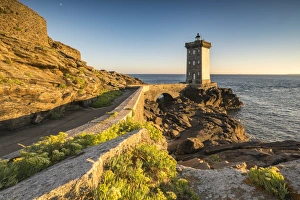Kermorvan lighthouse, Le Conquet, Finistere, Brittany, France, Europe