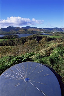 Borrowdale Prints: Keswick from Castle Head, Borrowdale, Lake District, Cumbria, England, United Kingdom