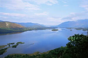 Cumbria Gallery: Keswick and Derwent Water from Surprise View, Lake District National Park
