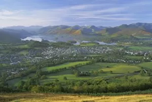 Cumbria Collection: Keswick and Derwentwater from Latrigg Fell, Lake District National Park