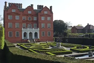Palaces Prints: Kew Palace and Queens Garden, Royal Botanic Gardens (Kew Gardens)