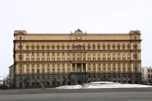 Images Dated 17th February 2008: KGB Building, Lubyankskaya Square, Moscow, Russia, Europe