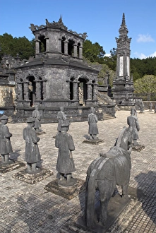 Images Dated 15th May 2008: Khai Dinh tomb, Hue, Vietnam, Indochina, Southeast Asia, Asia