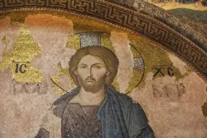 Chora Prints: Khalke Jesus mosaic, Church of the Holy Saviour in Chora (Kariye Camii)