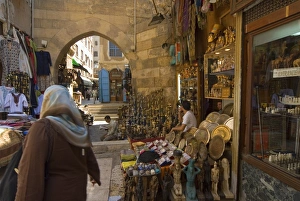 Images Dated 12th July 2008: Khan El Khalili Bazaar, Cairo, Egypt, North Africa, Africa