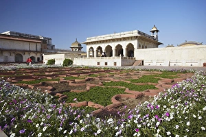 National Landmarks Prints: Khas Palace in Agra Fort, UNESCO World Heritage Site, Agra, Uttar Pradesh, India, Asia