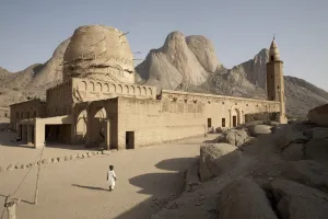 Images Dated 9th January 2000: The Khatmiyah mosque at the base of Taka Mountain
