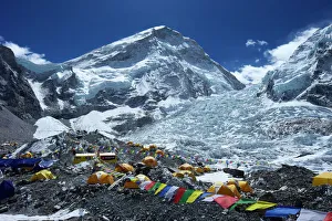 Cultures Prints: Khumbu icefall from Everest Base Camp