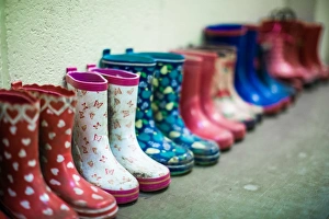 Bright Color Prints: Kids wellies, United Kingdom, Europe