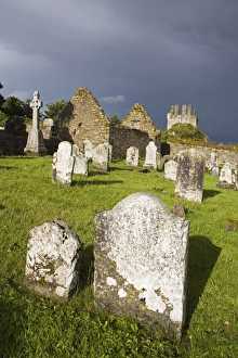 Images Dated 31st July 2006: Kilcash church and burial ground
