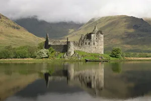 Loch Prints: Kilchurn castle, near Loch Awe, Highlands, Scotland, United Kingdom, Europe