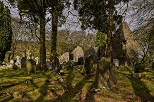 Gravestone Prints: Killeavy Old Churches, Slieve Gullion