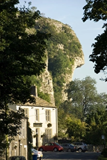 Kilnsey Crag, Wharfedale, Yorkshire Dales, Yorkshire, England, United Kingdom, Europe