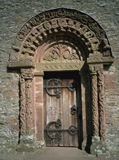 Herefordshire Prints: Kilpeck church, Herefordshire, England, United Kingdom, Europe