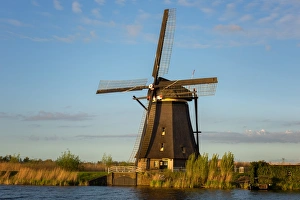 The Netherlands Prints: Kinderdijk windmill, UNESCO World Heritage Site, The Netherlands, Europe