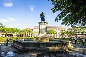 Luzon Prints: King Charles IV Monument, Intramuros, Manila, Luzon, Philippines, Southeast Asia, Asia