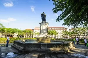 Images Dated 25th April 2011: King Charles IV Monument, Intramuros, Manila, Luzon, Philippines, Southeast Asia, Asia