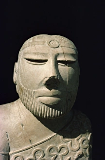 Karachi Museum Prints: Detail of king priest