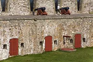 Cape Breton Island Prints: Kings Bastion, Fortress of Louisbourg National Historic Site, Cape Breton Island