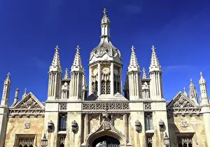 Spires Prints: King's College, Cambridge, England, UK