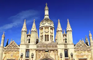Spires Prints: King's College, Cambridge, England, UK