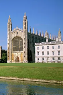 Chapel Prints: Kings College chapel, Cambridge, Cambridgeshire, England, United Kingdom, Europe