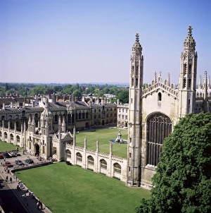 Kings College and chapel, Cambridge, Cambridgeshire, England, United Kingdom, Europe
