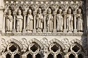 Images Dated 5th September 2009: Kings Gallery, Amiens cathedral, UNESCO World Heritage Site, Amiens, Somme, France