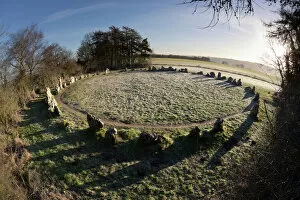 Antiquities Gallery: The Kings Men stone circle, The Rollright Stones, Chipping Norton, Cotswolds, Oxfordshire