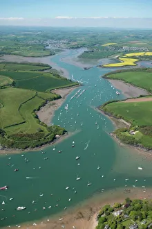Estuary Prints: Kingsbridge Estuary, Devon, England, United Kingdom, Europe
