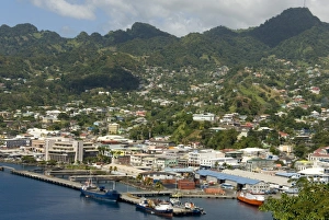 Windward Islands Prints: Kingstown, St. Vincent, Windward Islands, West Indies, Caribbean, Central America