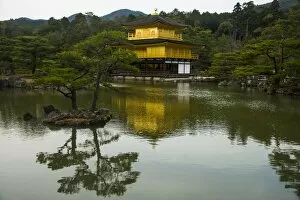 Kinkaku Ji Collection: Kinkaku-Ji (Golden Pavilion) Buddhist Temple, UNESCO World Heritage Site, Kyoto, Japan, Asia
