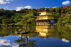 Images Dated 1st November 2008: Kinkaku-ji (Temple of the Golden Pavilion), Kyoto, Japan, Asia